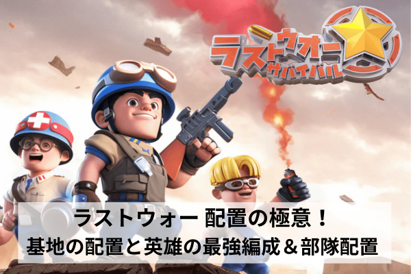 ラストウォー 配置の極意！基地の配置と英雄の最強編成＆部隊配置