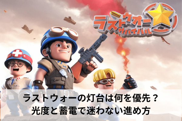 ラストウォーの灯台は何を優先？光度と蓄電で迷わない進め方