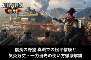信長の野望 真戦での松平信康と気炎万丈・一力当先の使い方徹底解説