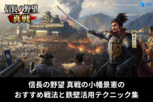 信長の野望 真戦の小幡景憲のおすすめ戦法と鉄壁活用テクニック集