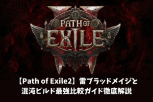 【Path of Exile2】雷ブラッドメイジと混沌ビルド最強比較ガイド徹底解説