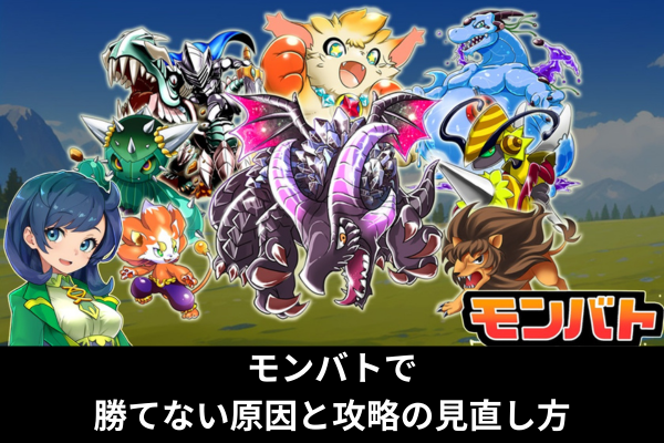 モンバトで勝てない原因と攻略の見直し方